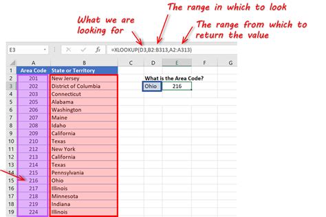 nested if statement excel with xlookup