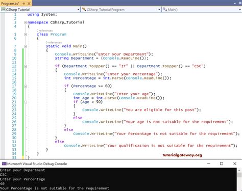 nested if statements c programming