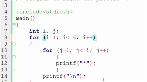 nested loops in c programming