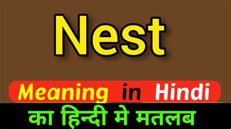 nested meaning in hindi