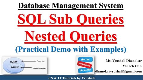 nested queries in dbms with example