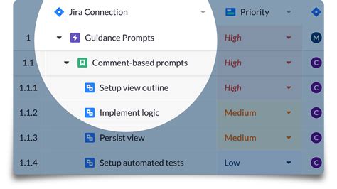 Nested Table Jira