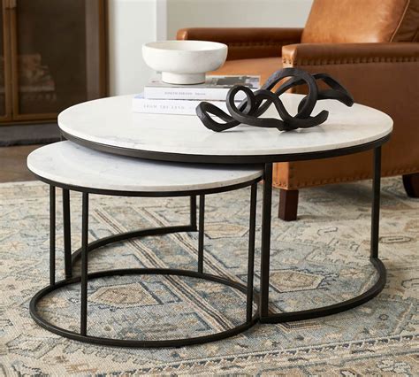 Nesting Coffee Tables Marble