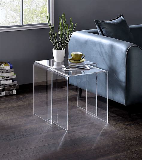 Nesting Table Set Clear