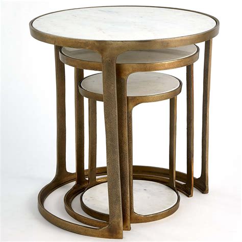 Nesting Tables Marble
