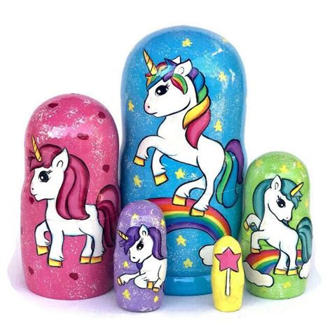 Nesting Unicorn Dolls