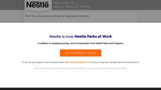 nestle account login help