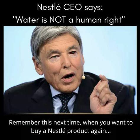 nestle ceo water quote