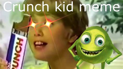 nestle crunch kid screaming meme