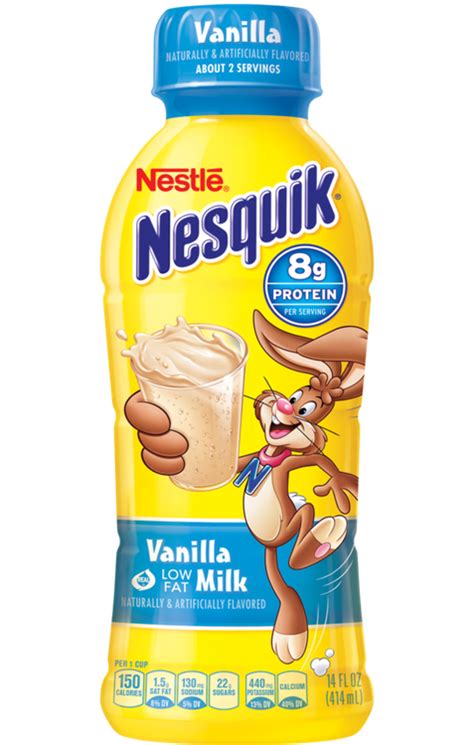 nestle nesquik reduced fat dairy vanilla