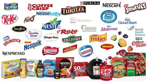 nestle products and brands