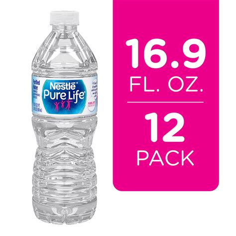 nestle pure life bottled water recall