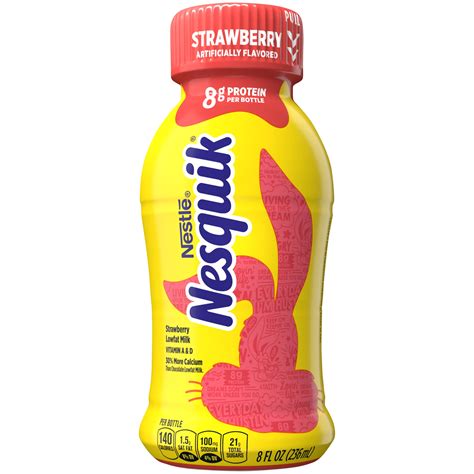 nestle quick strawberry milk