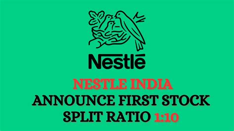 nestle stock split ratio