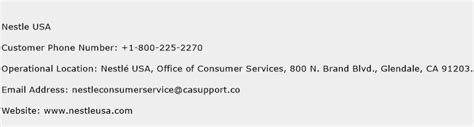 nestle usa corporate phone number