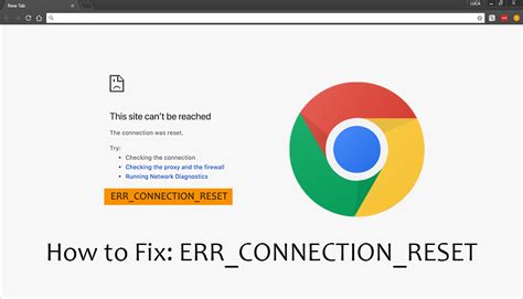net err_connection_reset chrome fix