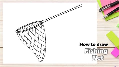 Net Fishing Drawing