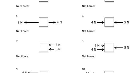 Net Force Practice Problems Pdf