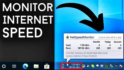 net speed monitor for windows 10 64-bit