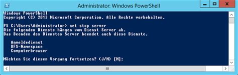 Net Stop Powershell