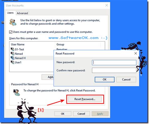 net user control password2