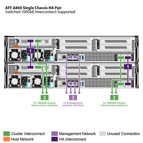 Netapp A800 Cabling