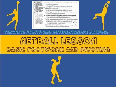 Netball Footwork Teaching Points