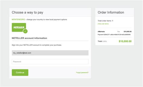neteller payment