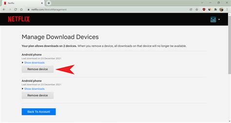 Netflix Account Remove Device
