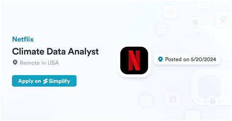 netflix climate data analyst