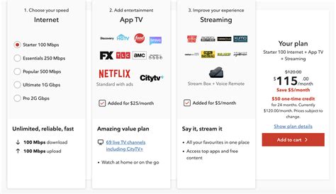 netflix streaming packages