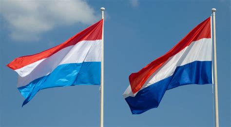 netherlands flag vs luxembourg flag