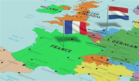 Netherlands France Map