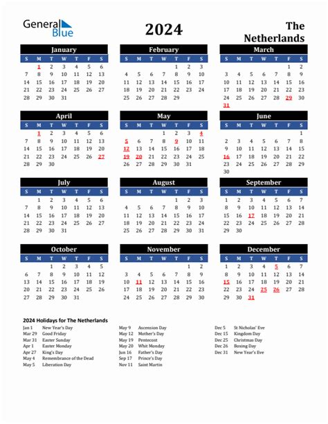 netherlands public holidays 2024