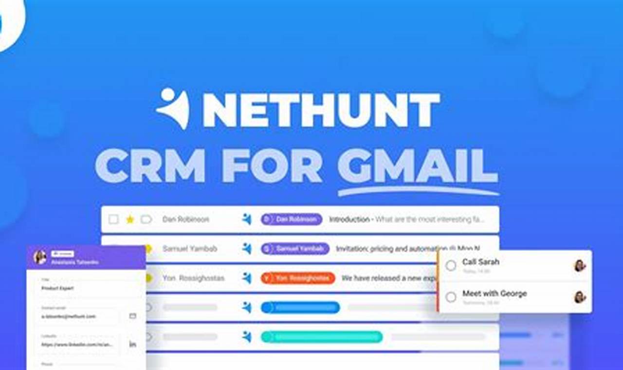 Nethunt CRM: The Easy-to-Use Sales CRM for Small Businesses
