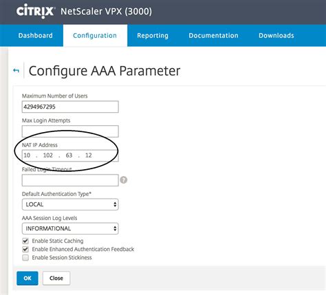 netscaler aaa citrix region midt