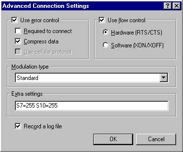 netscape connect manual settings