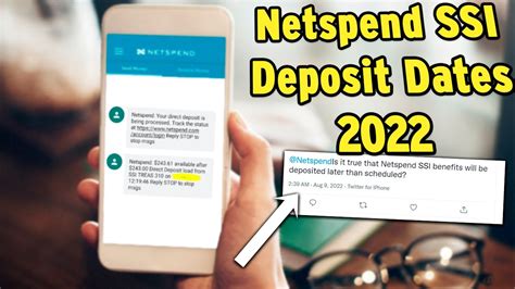 netspend ssi deposit dates