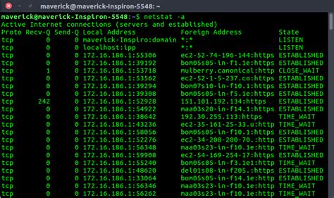 Netstat Unix Command