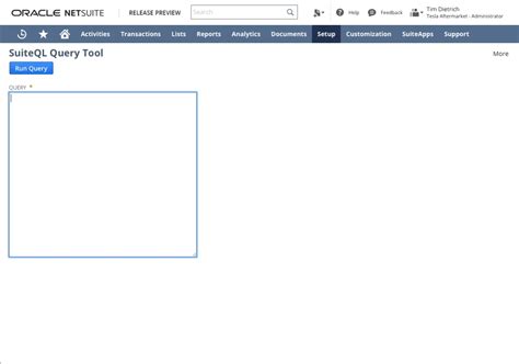 Netsuite Query Module