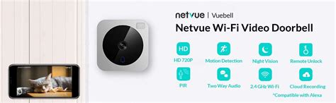 NETVUE Netvue Belle AI Video Doorbell HD Video WiFi Doorbell with