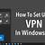 network sign on windows 10 vpn free