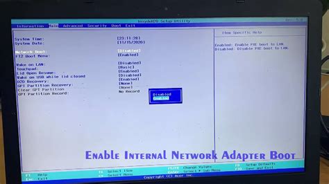 Network Adapter Bios