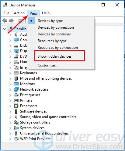 Network Adapter Not In Device Manager