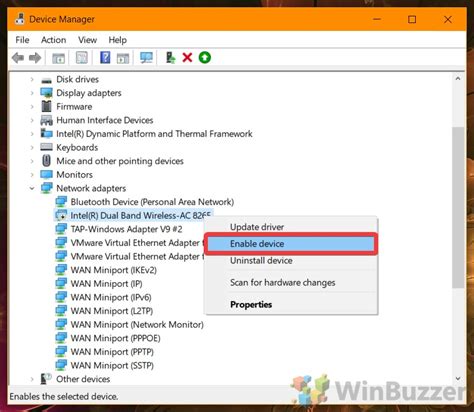 Network Adapter On Device Manager