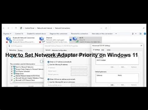 Network Adapter Priority Windows 11