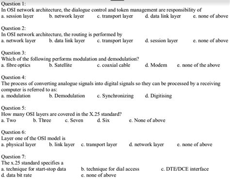 Network Administrator Test Questions With Answers Pdf