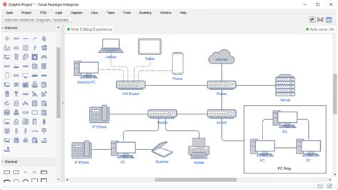 network architecture diagram software