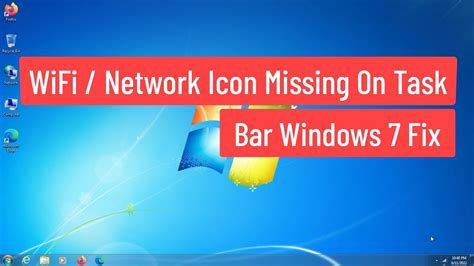 Network Icon Missing From Taskbar Windows 7