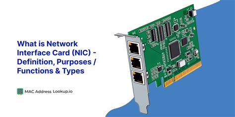 Network Interface Card Nic Is Used For